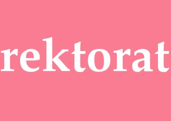 Synonym rektorat