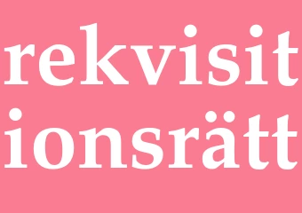 Synonym rekvisitionsrätt