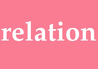 Synonym relation