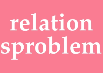 Synonym relationsproblem