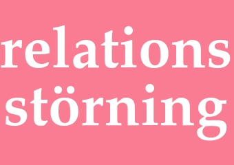 Synonym relationsstörning