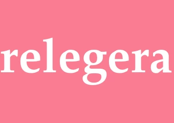 Synonym relegera