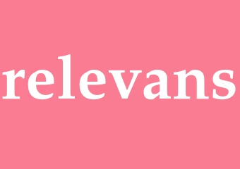 Synonym relevans