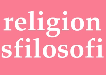 Synonym religionsfilosofi