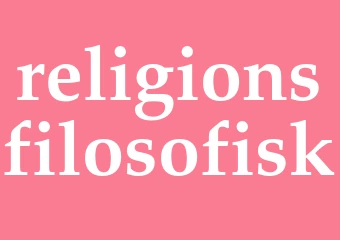 Synonym religionsfilosofisk