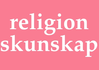 Synonym religionskunskap