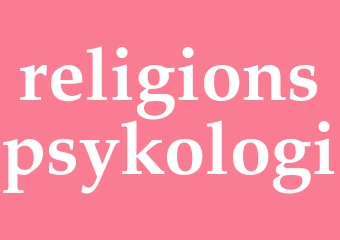 Synonym religionspsykologi