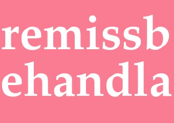 Synonym remissbehandla