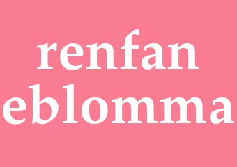 Synonym renfaneblomma
