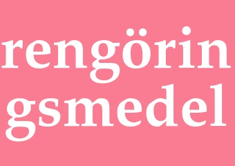 Synonym rengöringsmedel