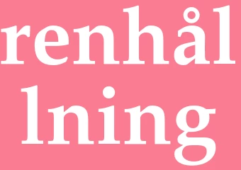 Synonym renhållning