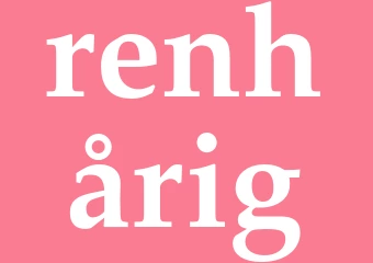 Synonym renhårig