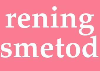 Synonym reningsmetod