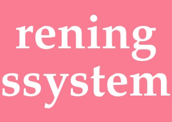 Synonym reningssystem