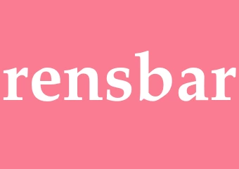 Synonym rensbar