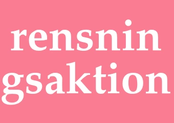 Synonym rensningsaktion