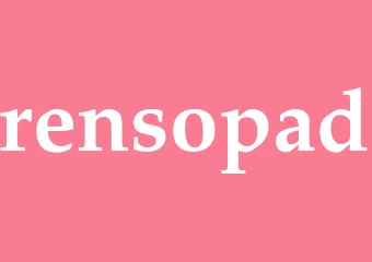 Synonym rensopad