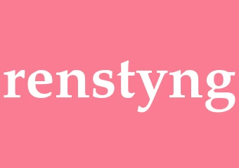 Synonym renstyng