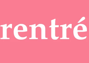 Synonym rentré