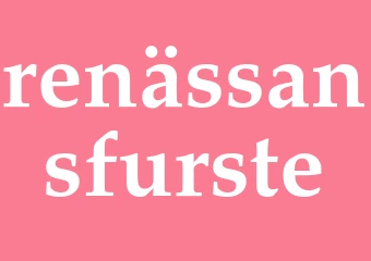 Synonym renässansfurste