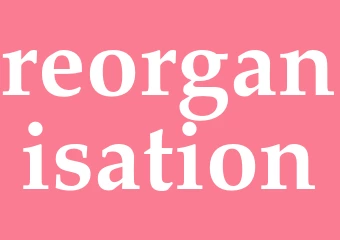 Synonym reorganisation