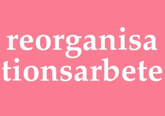 Synonym reorganisationsarbete