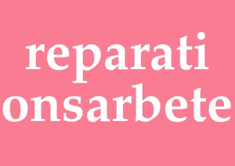 Synonym reparationsarbete