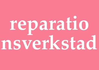 Synonym reparationsverkstad