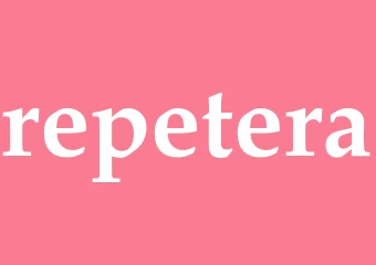 Synonym repetera