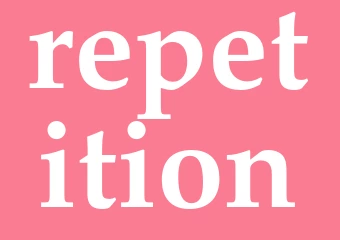 Synonym repetition