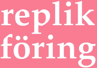 Synonym replikföring