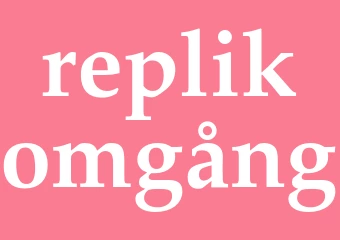 Synonym replikomgång