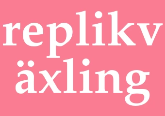 Synonym replikväxling