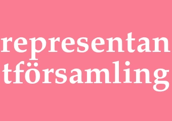Synonym representantförsamling