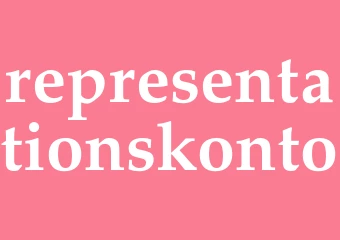 Synonym representationskonto