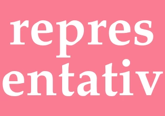 Synonym representativ