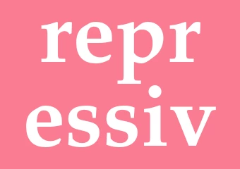Synonym repressiv