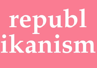 Synonym republikanism