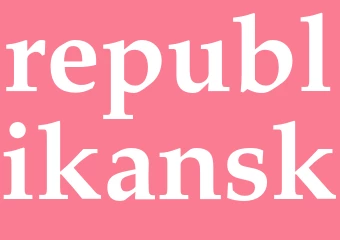 Synonym republikansk