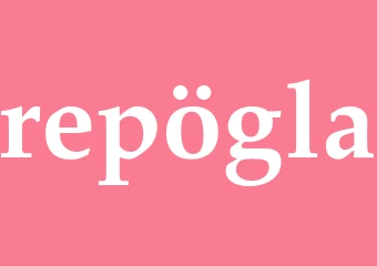 Synonym repögla