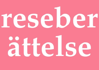 Synonym reseberättelse