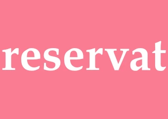 Synonym reservat