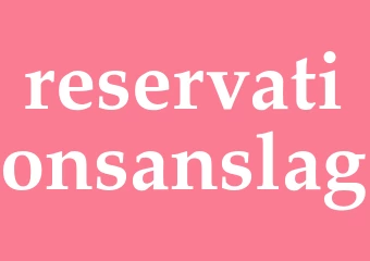 Synonym reservationsanslag
