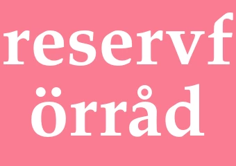 Synonym reservförråd