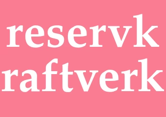 Synonym reservkraftverk