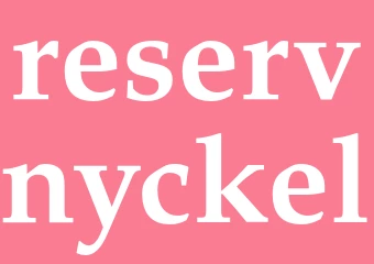 Synonym reservnyckel