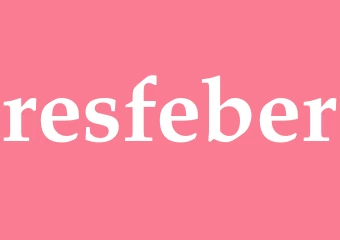 Synonym resfeber