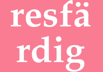 Synonym resfärdig