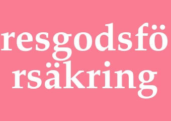 Synonym resgodsförsäkring