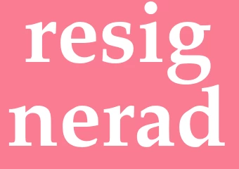 Synonym resignerad